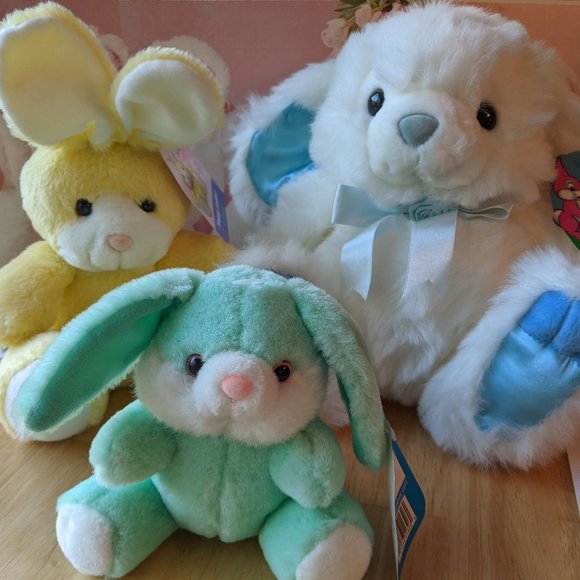 American Greetings | Toys | 3 New Plush Easter Bunny Rabbits | Poshmark